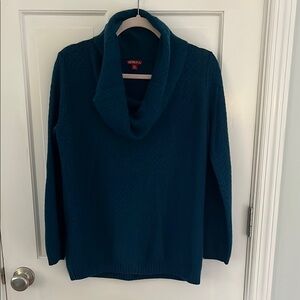 Merona Teal Green Cowl Neck Sweater Size XL